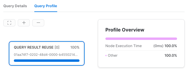 Using result cache